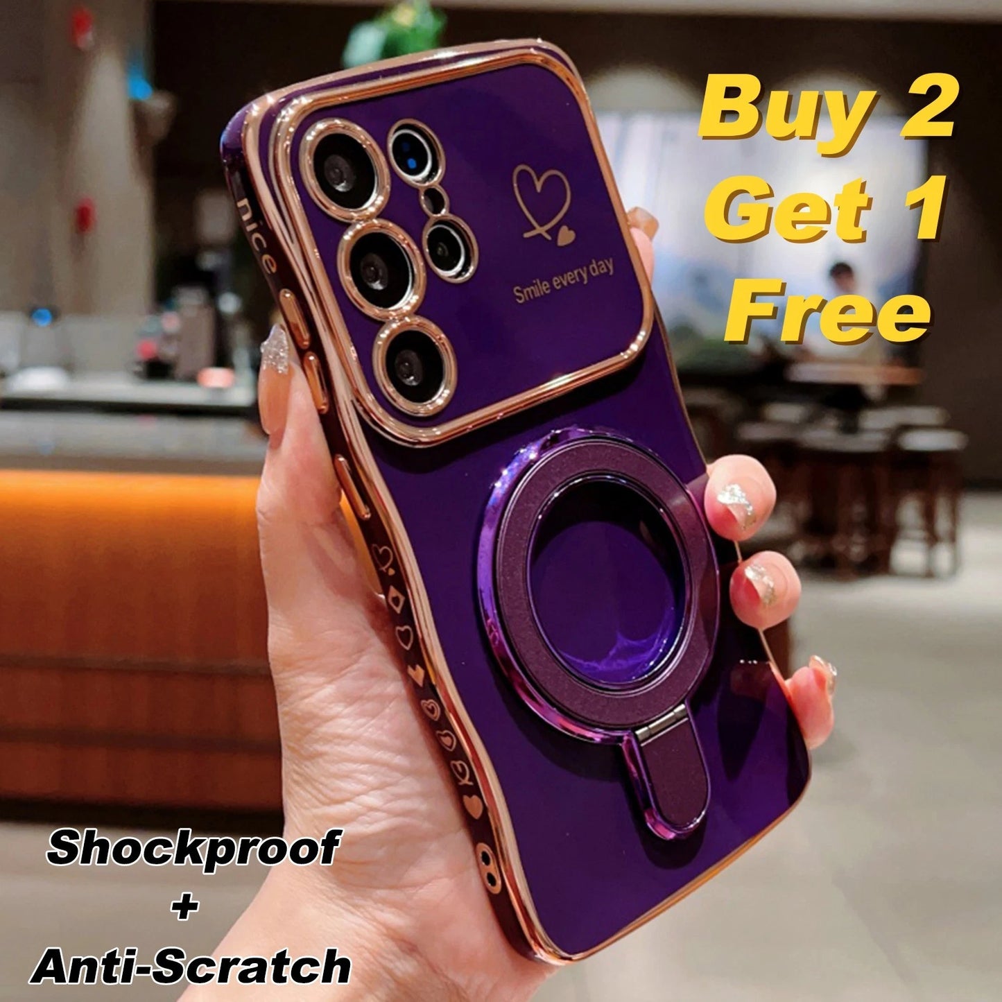 For Samsung Galaxy S25 FE/Edge S24 S23 S22 Ultra Case Shockproof Kickstand Cover