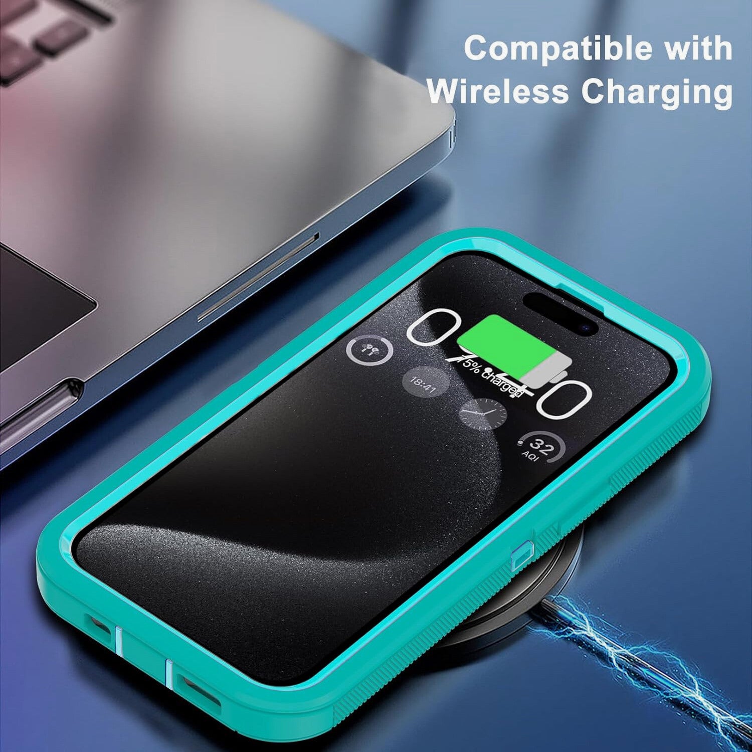 For iPhone 16 Pro Max Case 15/14/13/11 Phone Cover Shockproof + Screen Protector