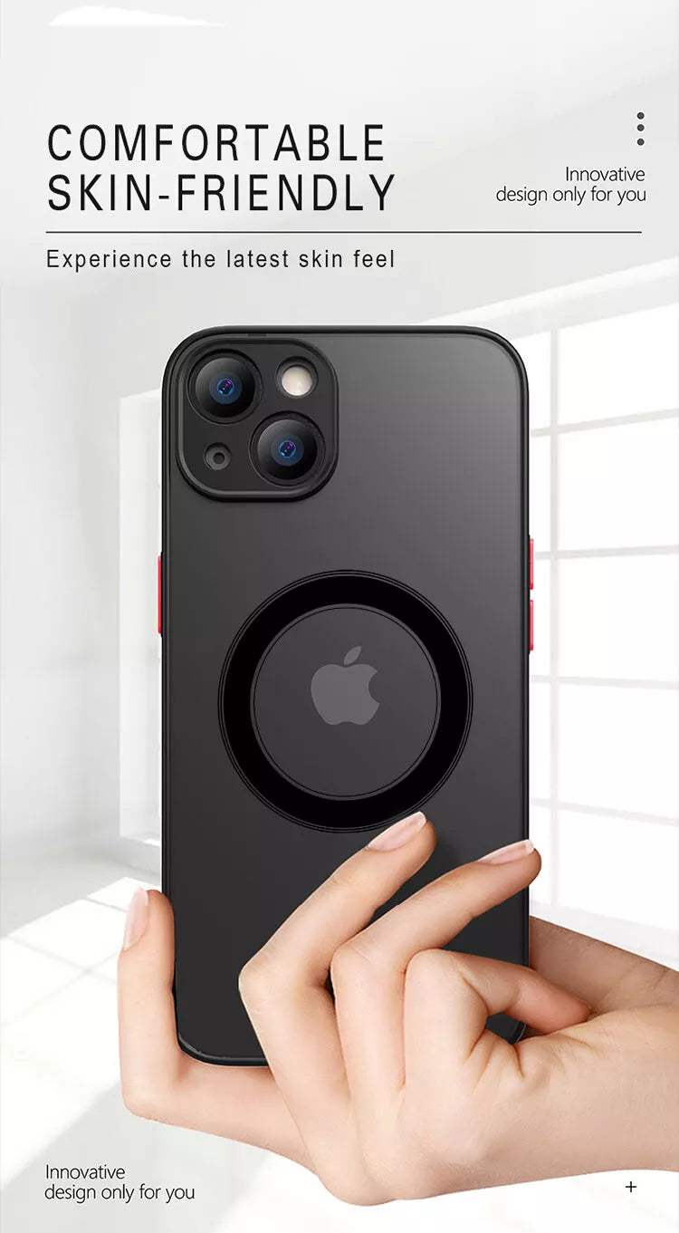 For iPhone 17 16 15 14 13 12 11 Pro Max Case Mag Safe Magnetic Camera Lens Cover
