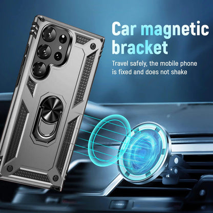 For Samsung Galaxy S25 Ultra S24 S23 S22 S21 FE Case Phone Cover + Screen Glass