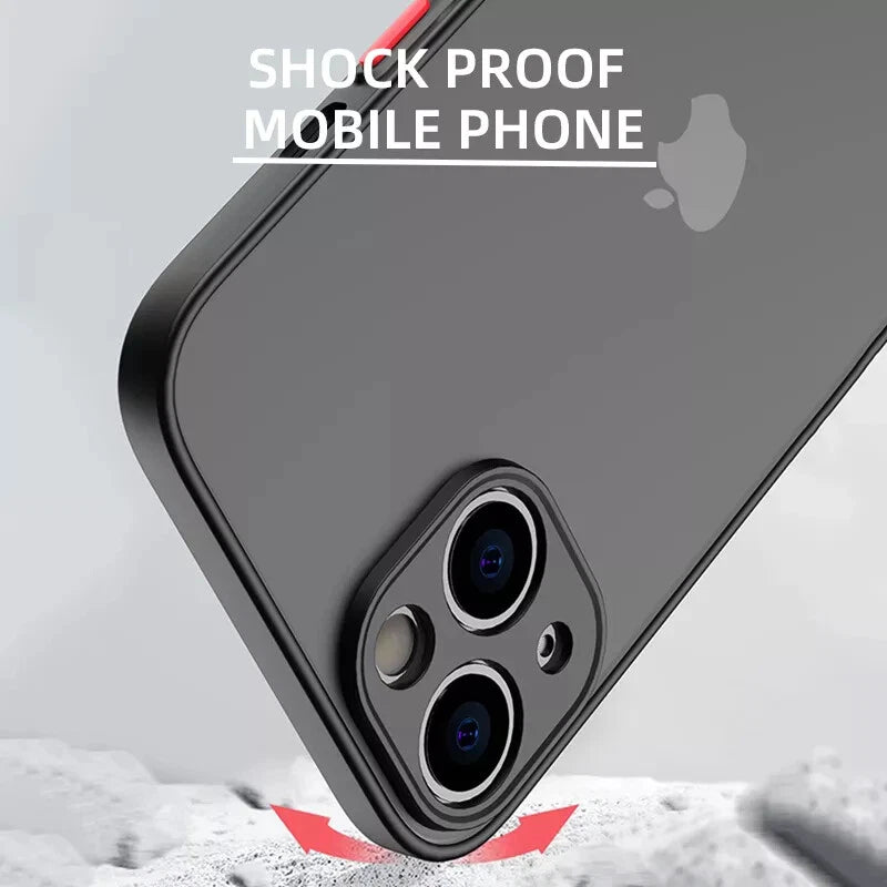 Shockproof Case for iPhone 16 15 14 13 12 11 Pro Max XR 8 7 SE Camera Lens Cover