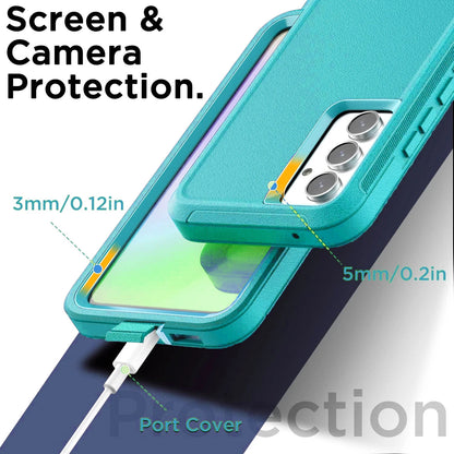 For Samsung Galaxy A17 5G Case A16 5G Phone Cover A15 A14 A03S A32 +Screen Glass