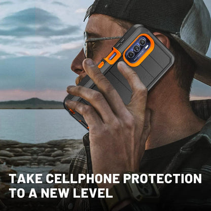 Rugged ShockProof Armor Hybrid Phone Case Cover Belt Clip Stand Screen Protector