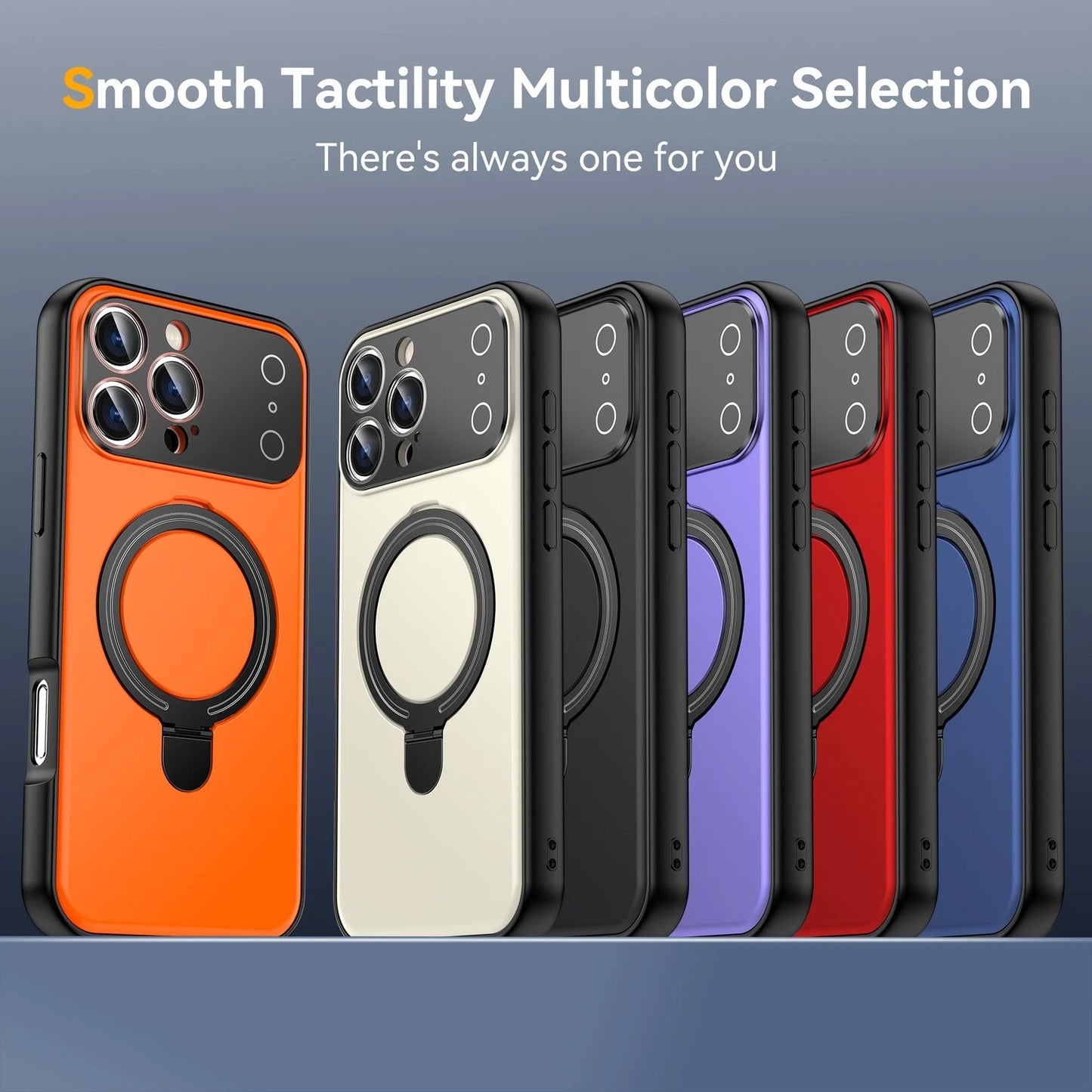 For iPhone 17 Pro Max Air 16 15 14 13 Pro Shockproof Ring Stand Mag Safe Case