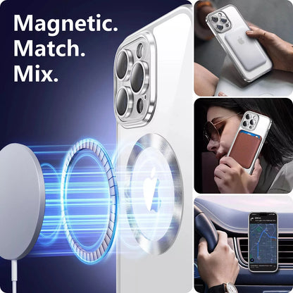 For iPhone 17 16 15 14 13 12 11 Pro Max Air Plus Mag Safe Case Camera Lens Cover