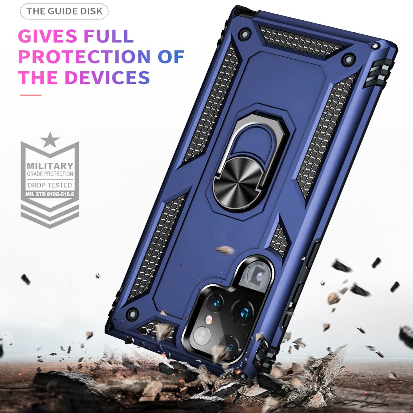 For Samsung Galaxy S25 Ultra S24 S23 S22 S21 FE Case Phone Cover + Screen Glass