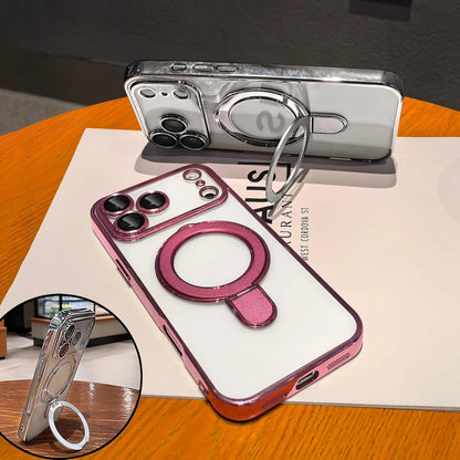 Shockproof Mag Safe Case For iPhone 17 Pro Max Air Kickstand Camera Lens Cover