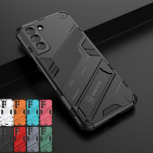 Shockproof Rubber Stand Hybrid Case Cover for Samsung S23 FE S25/S22+/S24 Ultra