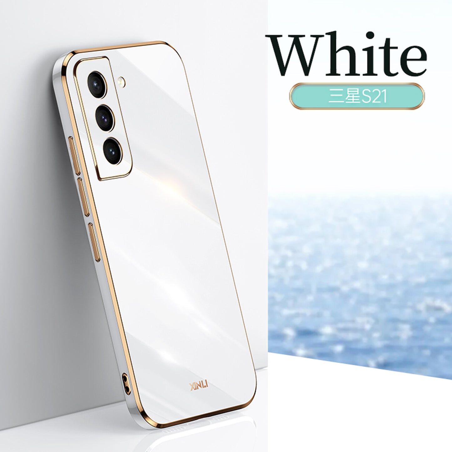 For Samsung S25 Ultra S24 S23 S22 S21 Plating Shockproof Case Ultra Thin Cover