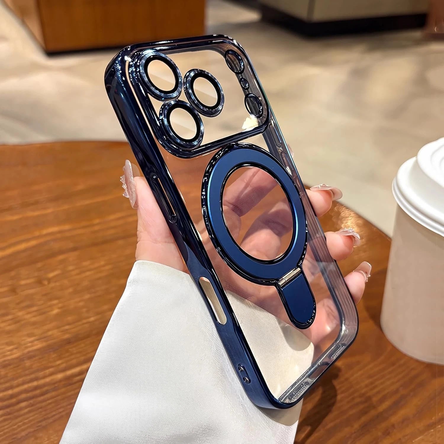 Shockproof Mag Safe Case For iPhone 17 Pro Max Air Kickstand Camera Lens Cover
