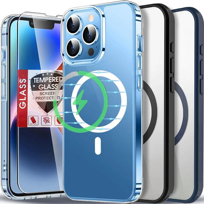 For iPhone 17 Pro Max Case 17 Pro 16 15 14 13 12 11 Phone Cover + Tempered Glass