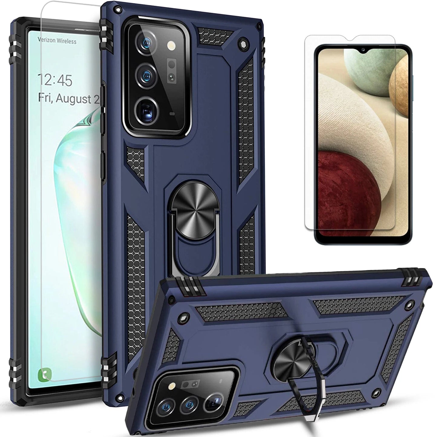 For Samsung Galaxy Note 20 Ultra Case /Note 10 Plus Phone Cover + Tempered Glass