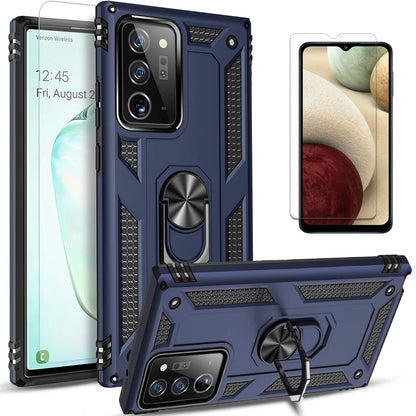 For Samsung Galaxy Note 20 Ultra Case /Note 10 Plus Phone Cover + Tempered Glass