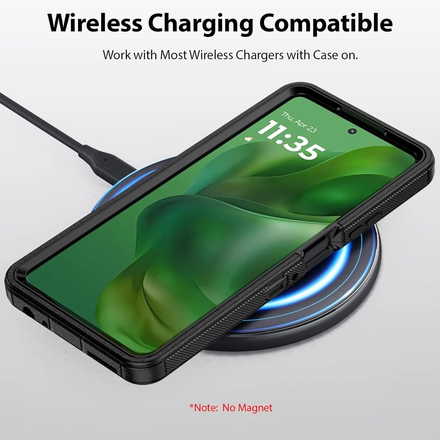 Heavy Duty For Moto G 2025 Case - Rugged Shockproof Cover with Tempered Glass Screen Protector