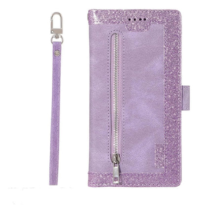 Leather Wallet Case for iPhone 16 Pro Max with Zipper Pocket - RFID Blocking Flip Cover for Women & Men