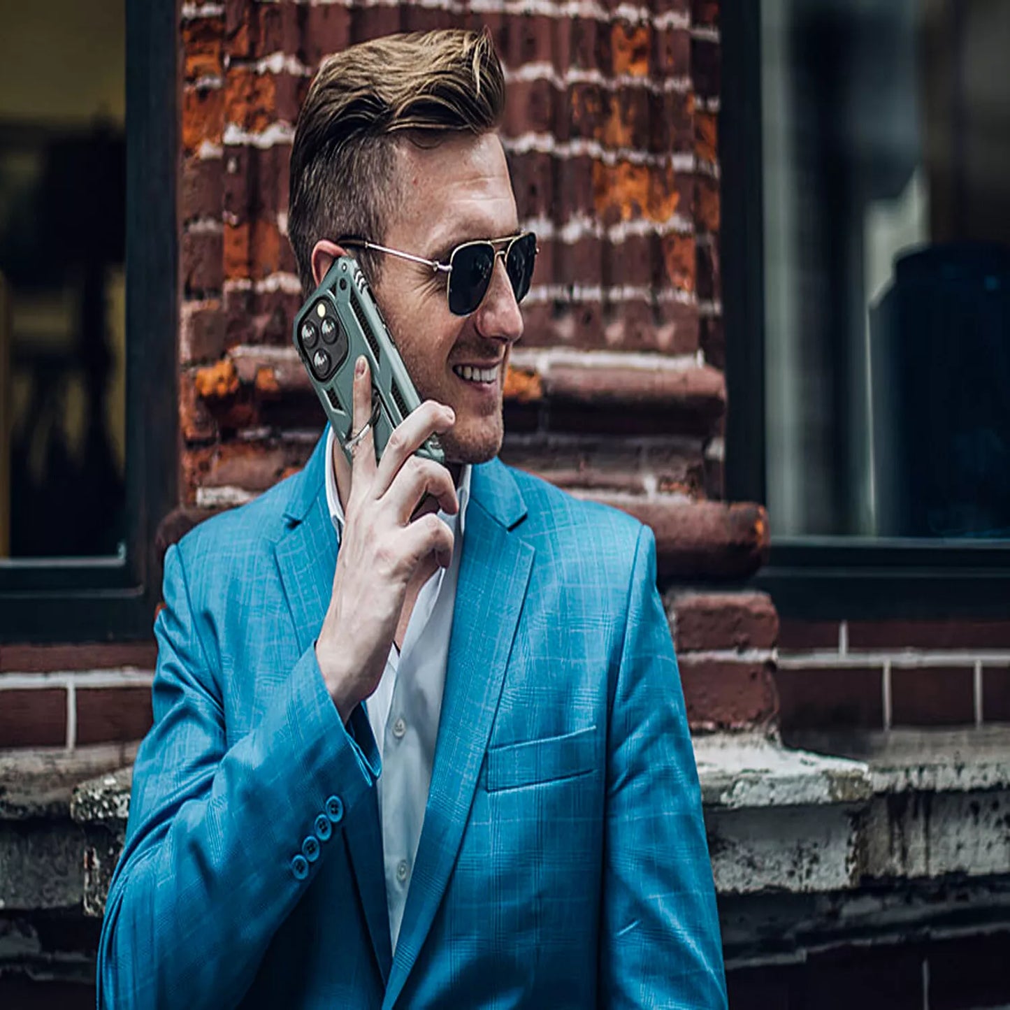 For iPhone 12 Case /12 Pro Max/Mini/ Phone Cover Shockproof Stand + Glass Screen