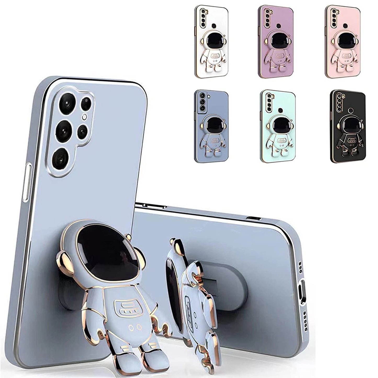 For Samsung S25 Ultra S24 S23 S22 S21 Plating Shockproof Case Ultra Thin Cover
