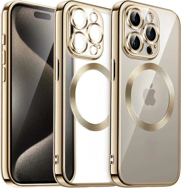 MagSafe Case for iPhone 11-17 Pro Max Air Plus - Built-in Camera Lens Protection