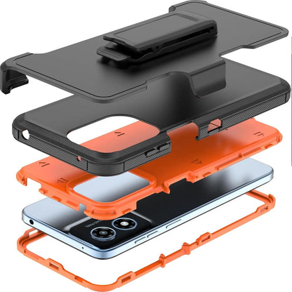 Heavy Duty For Moto G 2025 Case - Rugged Shockproof Cover with Tempered Glass Screen Protector