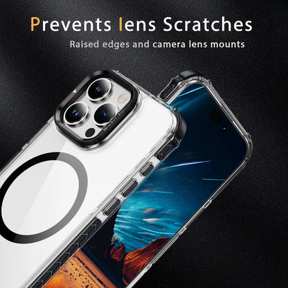 Shockproof Camera Stand Mag Safe Case For iPhone 17 16 15 14 Plus 13 12 Pro Max