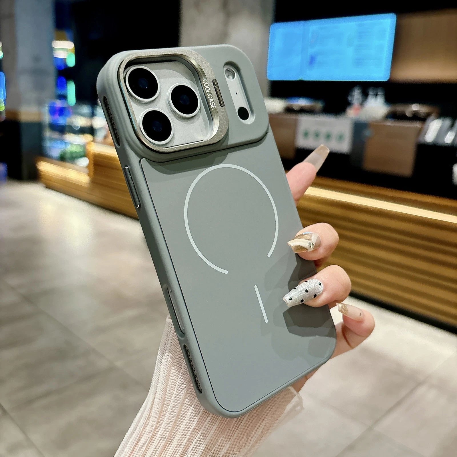 Shockproof Mag Safe Case for iPhone 17 Pro Max Air 16 15 14 13 12 11 Stash Stand