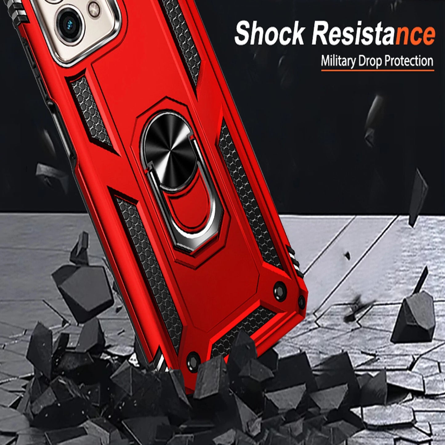 For Motorola Moto G 2025 Case/5G 2024/2023/2022 Phone Cover + Tempered Glass