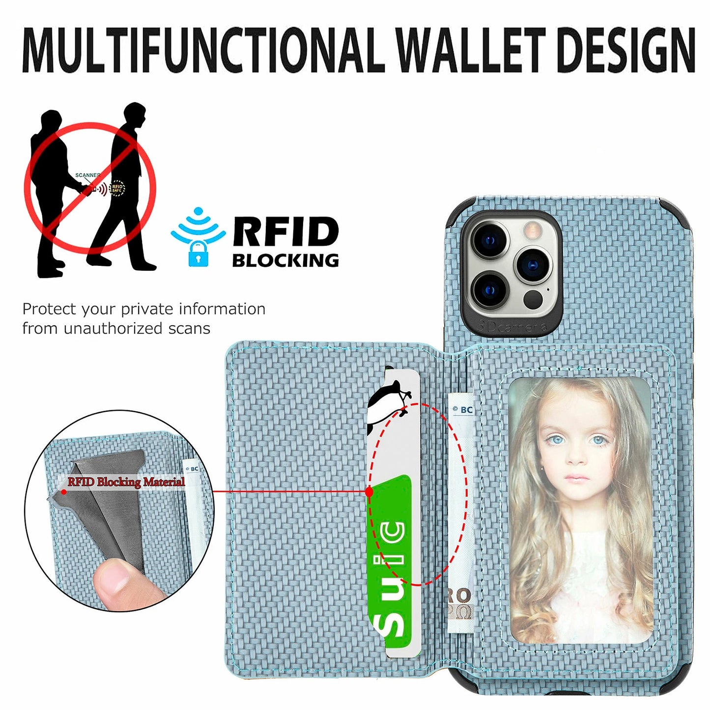 Magnetic Flip Wallet Card Holder Case For iPhone 14 15 16 17 Pro Max 13 12 11 7