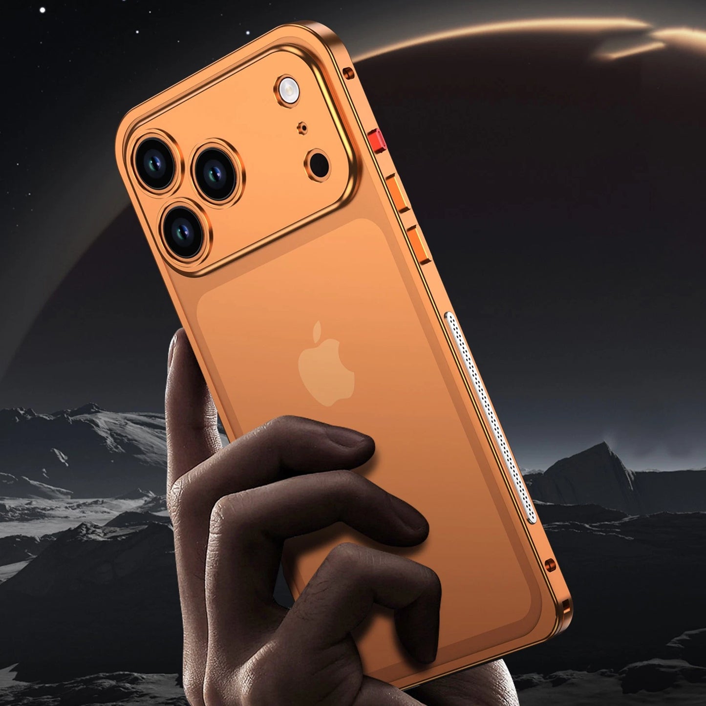 For iPhone 17 Pro Max/17 Pro/17/Air Metal Bumper Case +Camera Lens Protection