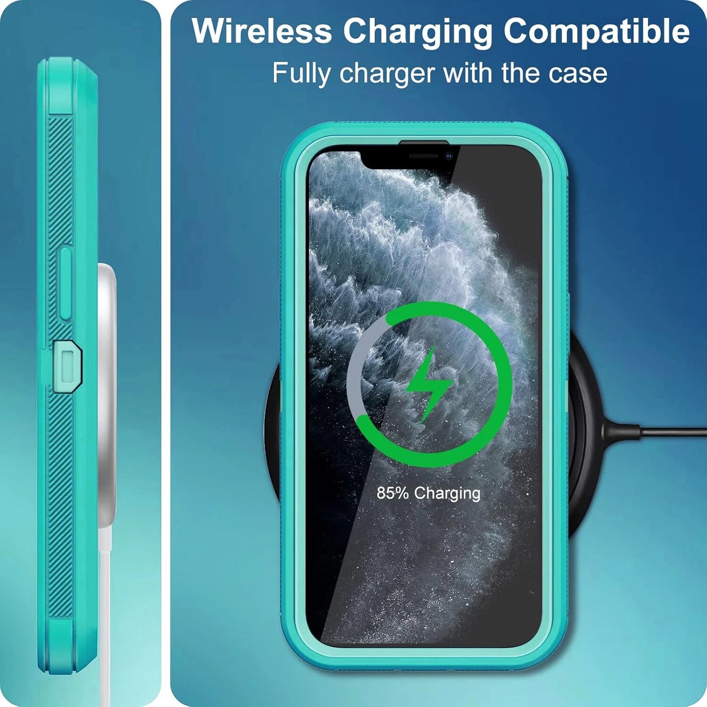 For iPhone 16 Pro Max/16 Pro 15 14 13 11 Case Phone Shockproof Cover+Screen Glas