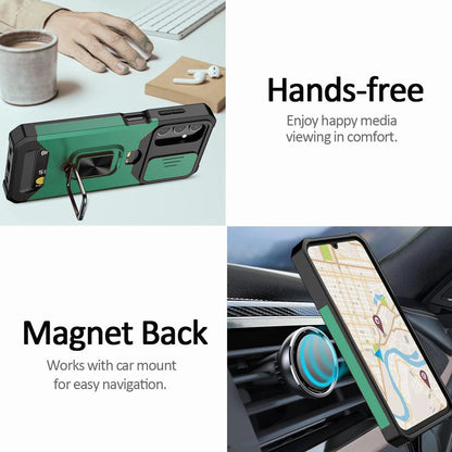 For Samsung Galaxy A16 5G A14 A54 A03S A35 Case Phone Cover + Tempered Glass