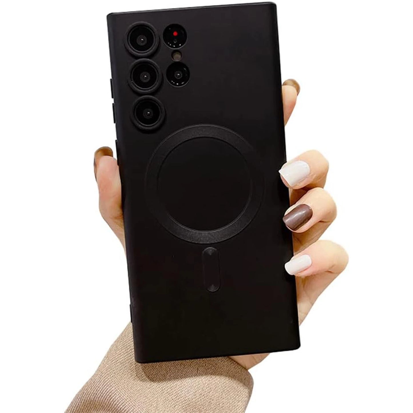 For Samsung Galaxy S25 S23 S24 Ultra S22 S21 Mag Safe Magnetic Case Lens Cover