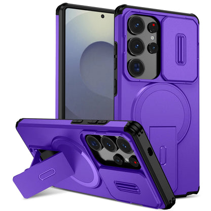 Affordable Samsung Galaxy S25 Ultra & S24 Shockproof Case - MagSafe & Stand Protection