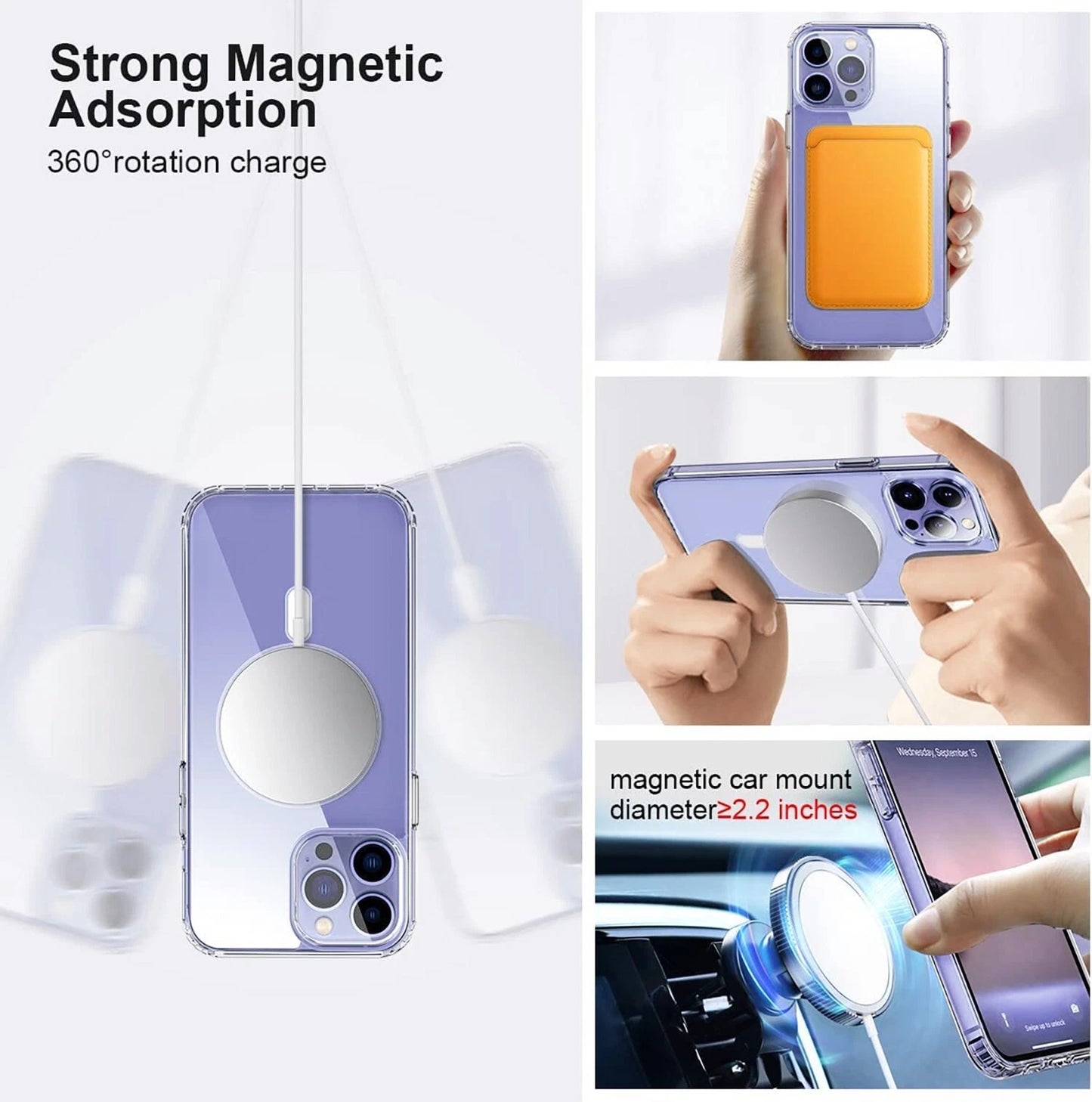 For iPhone 17 Pro Max 16 15 14 13 12 11 Air Case Cover Shockproof +Screen Glass