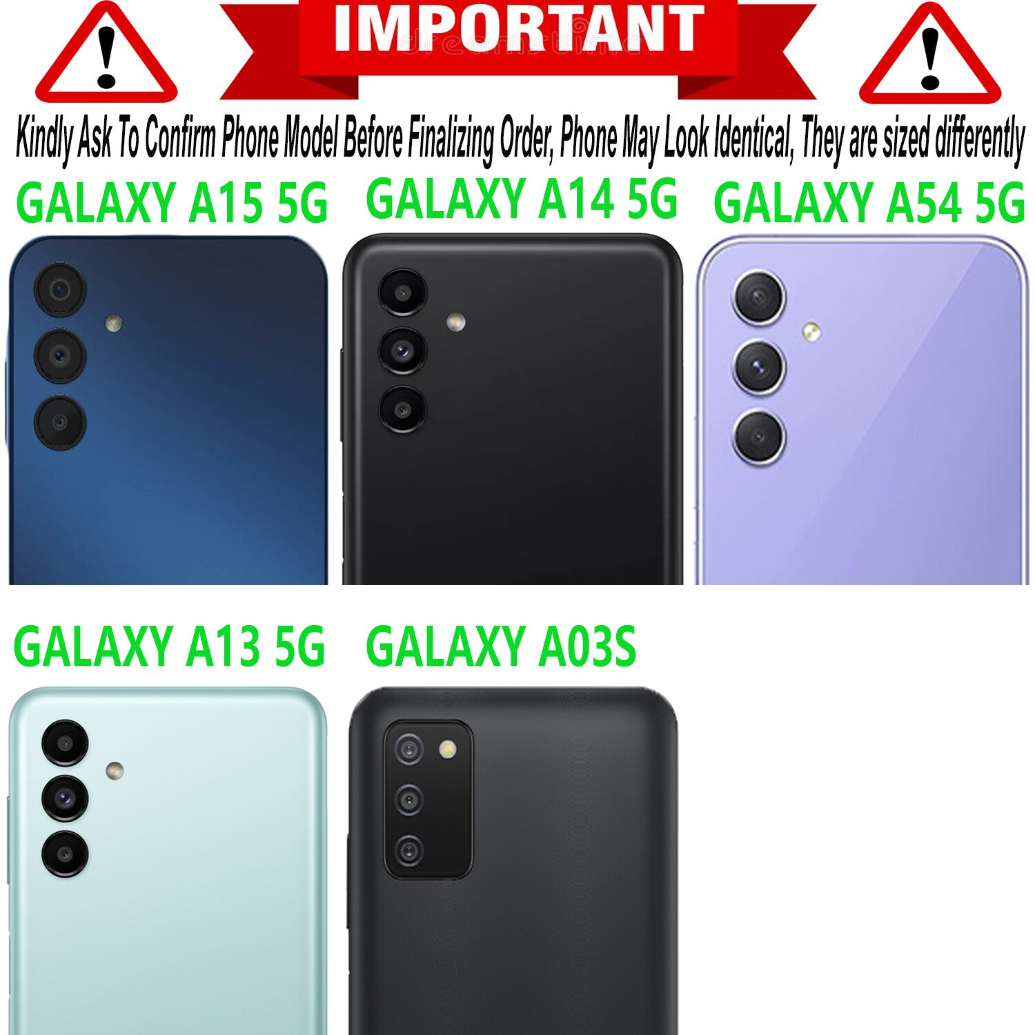 For Samsung Galaxy A16 5G A15 A14 A54 A35 A03S Case Phone Cover Shockproof+Glass