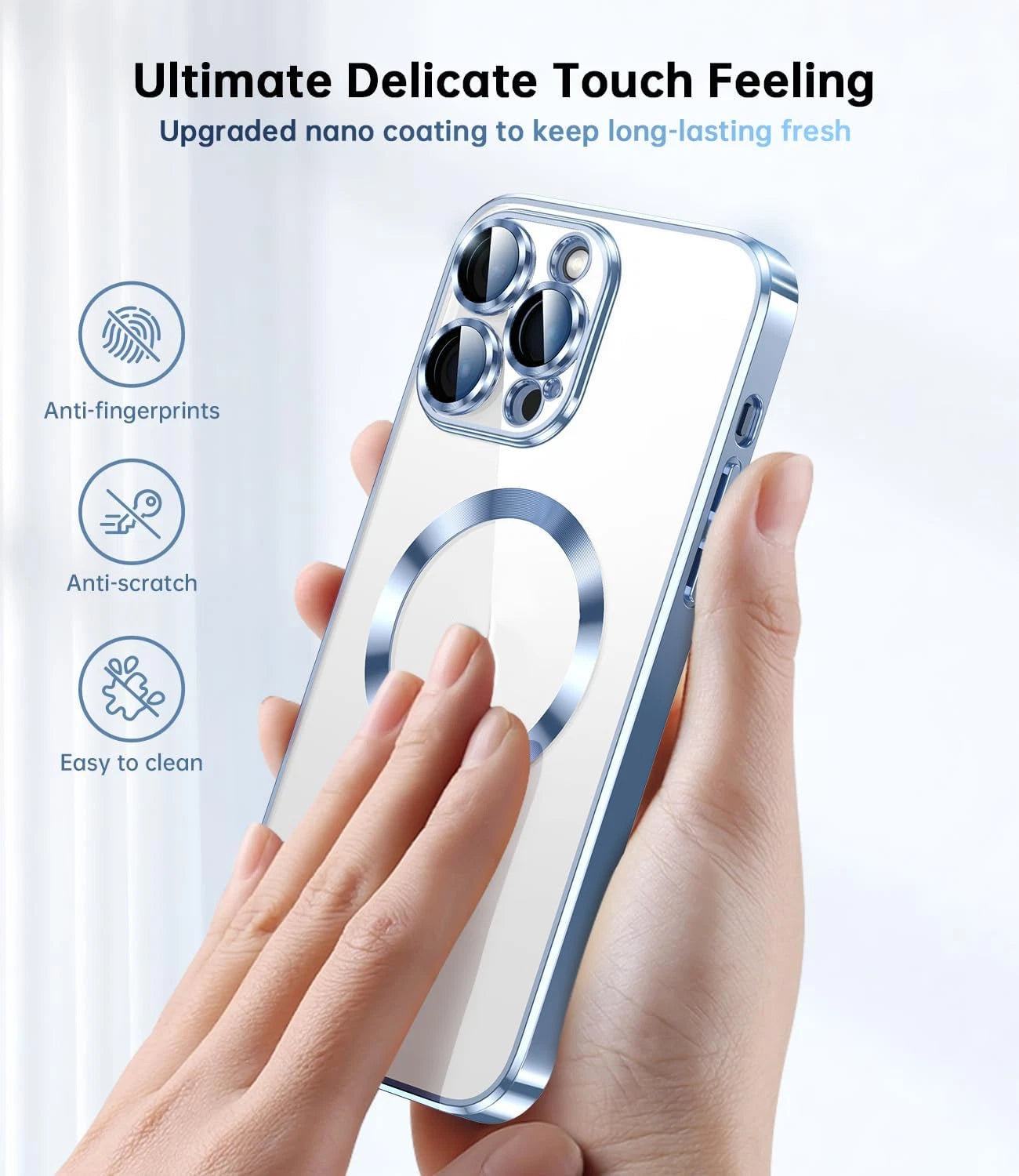For iPhone 16 15 14 13 12 11 Pro Max Mag Safe Shockproof Case Camera Lens Cover