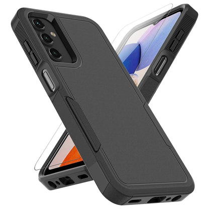 For Samsung Galaxy A16 5G Case Heavy-Duty Tough Dual Layer Cover +Tempered Glass