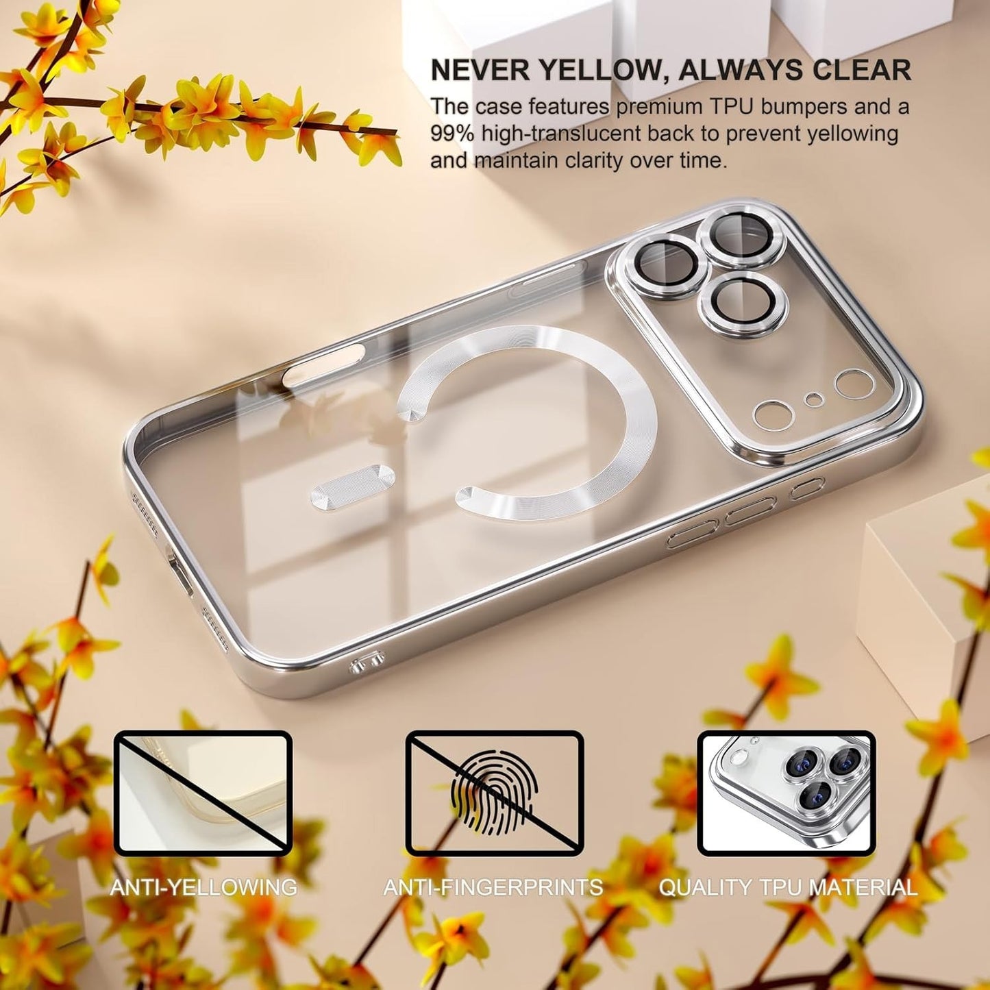 For For iPhone 17 Pro Max 17 Air 16 Case Shockproof Phone Cover + Tempered Glass