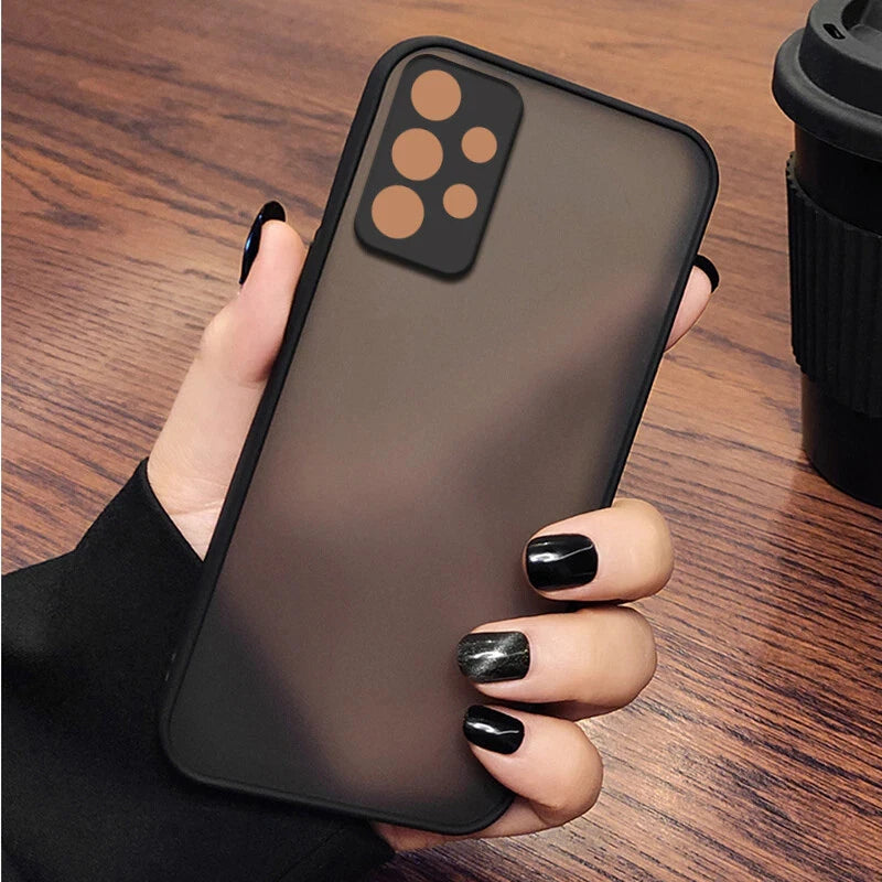 Matte Case Camera Cover For Samsung Galaxy S24 S23 S22 S21 S20 S10 A54 A14 A13