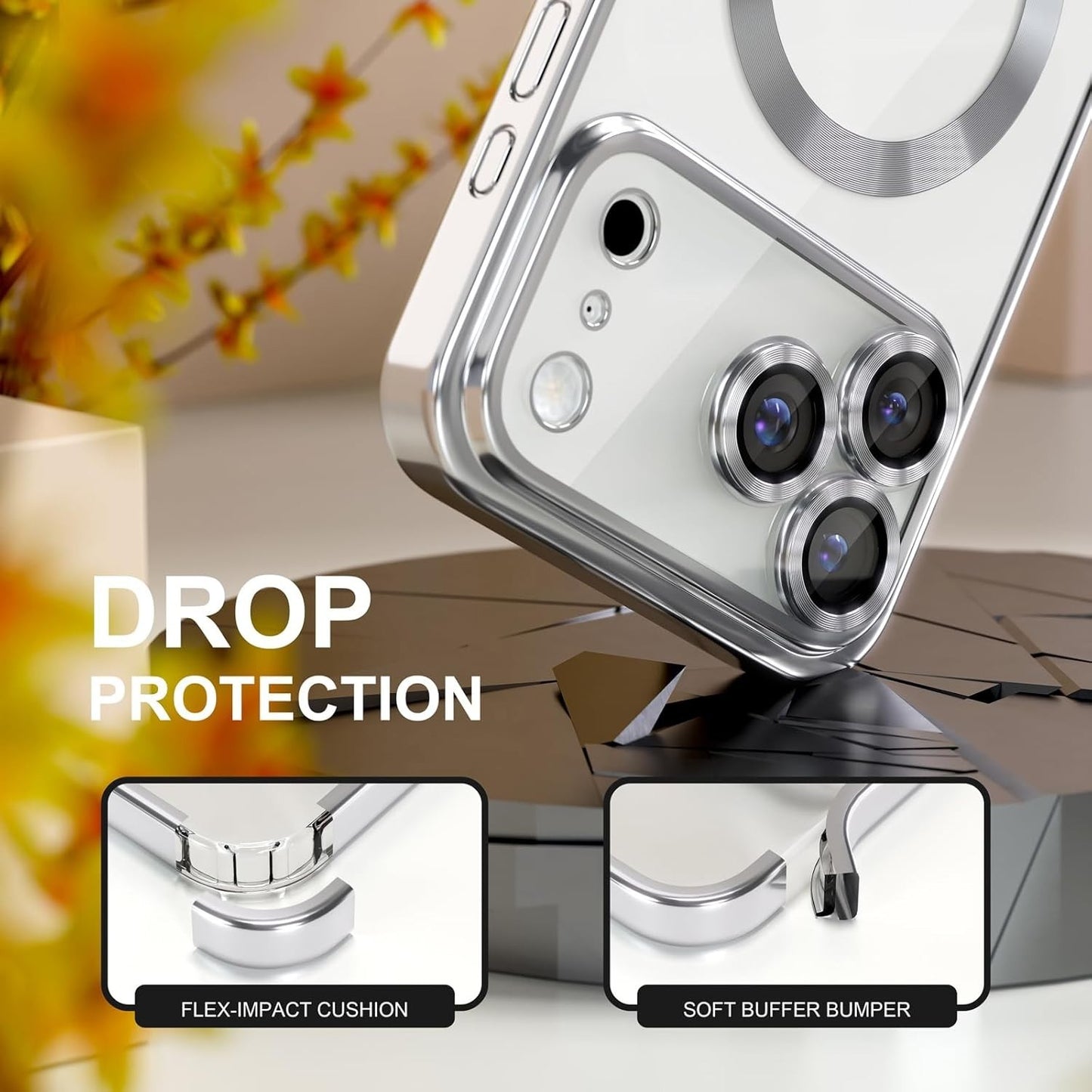 For For iPhone 17 Pro Max 17 Air 16 Case Shockproof Phone Cover + Tempered Glass