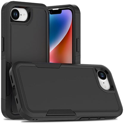 For Apple iPhone 16e Phone Case Heavy-Duty Tough Dual Layer Cover+Tempered Glass