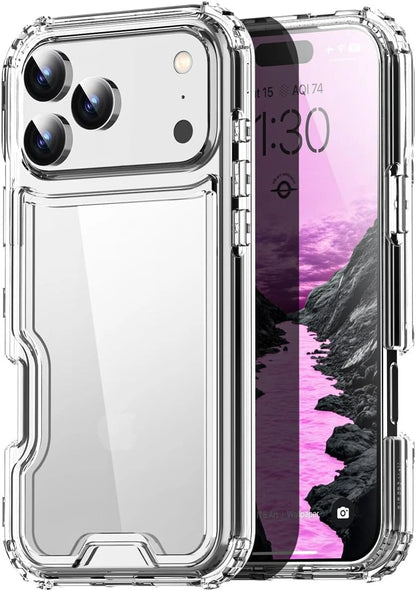 For iPhone 17 Air 16 15 14 Plus Pro Max Case Shockproof Rugged Heavy Duty Clip