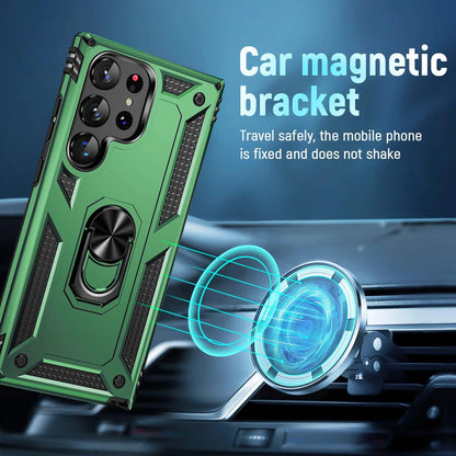 For Samsung Galaxy S25 Ultra S24 S23 S22 S21 FE Case Phone Cover + Screen Glass