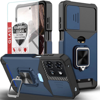 Urban Stealth Matte Armor Case for Motorola Moto G 2025 - Sleek Graphite