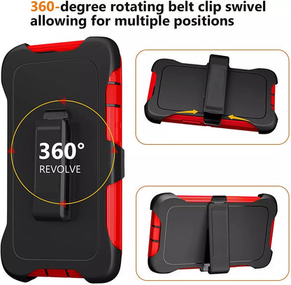 For iPhone 17 Air 16 15 14 Plus 13 12 11 Pro Max Shockproof Heavy Duty Case Clip