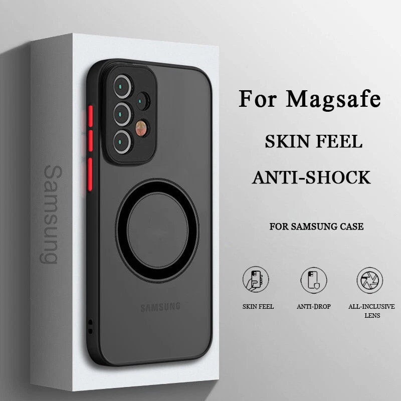 Magnetic Case Camera Cover For Samsung Galaxy S25 S24 S23 S22 S21 S20 Magsafe