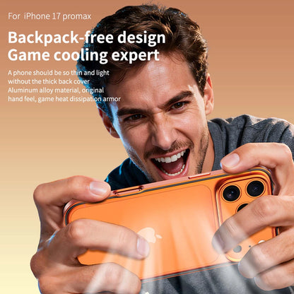 For iPhone 17 Pro Max Air 16 15 14 13 Metal Slim Bumper Case W/ Lens Protector