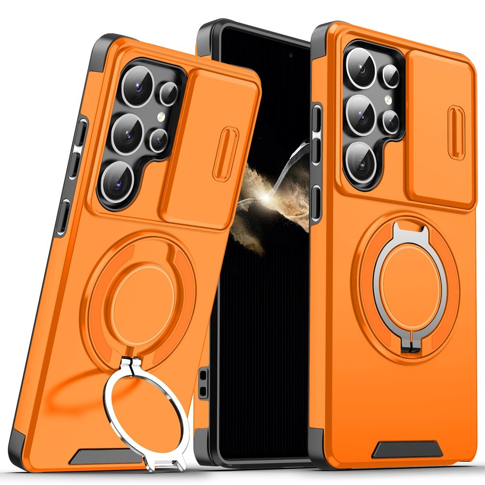 For Samsung Galaxy S25 Ultra Edge S22 S23 FE S24 Plus Magnetic Ring Phone Case