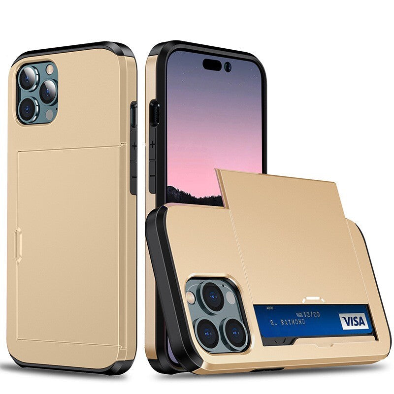 For iPhone 17 16 15 14 13 12 11 Pro Max Mini XR Case Cover Wallet Card Holder
