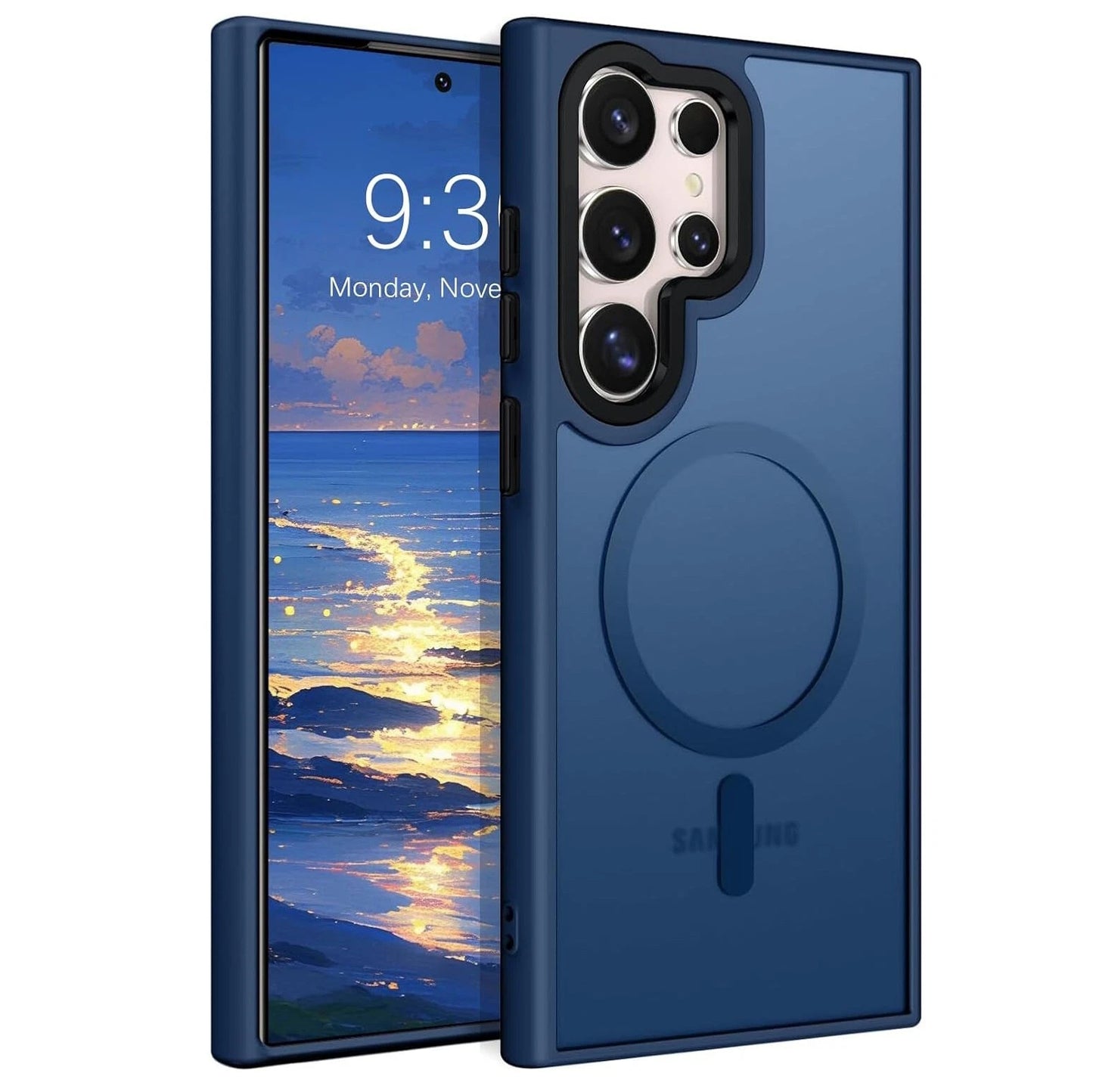 For Samsung Galaxy S25 S24 S23 S22 Plus Ultra Shockproof Case Mag Safe Frosted