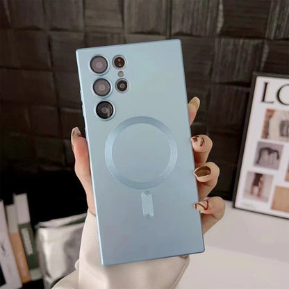 For Samsung Galaxy S25 S23 S24 Ultra S22 S21 Mag Safe Magnetic Case Lens Cover